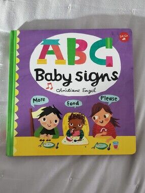 ABC Baby Signs Board Book - Sign Language Board Book
